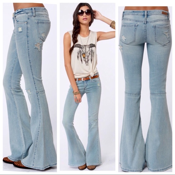 Blank NYC Denim - BLANK NYC Flare Distressed Light Wash